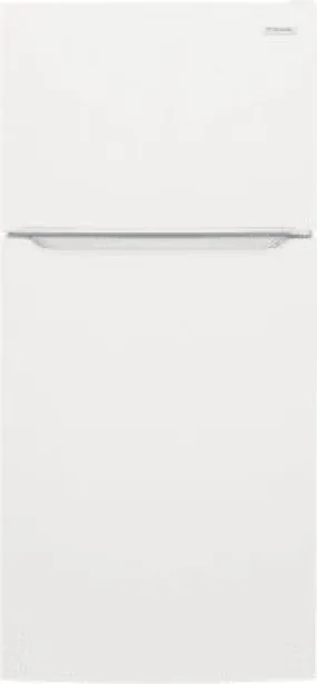 Frigidaire FFTR2045VW 20.0 Cu. Ft. Top Freezer Refrigerator in White