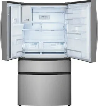 Frigidaire Gallery GRMC2273CF 21.5 Cu. Ft. Counter-Depth 4-Door French Door Refrigerator in Stainless Steel