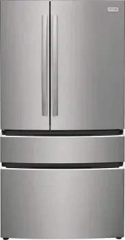 Frigidaire Gallery GRMG2272CF 22.1 Cu. Ft. Counter-Depth 4-Door French Door Refrigerator in Stainless Steel