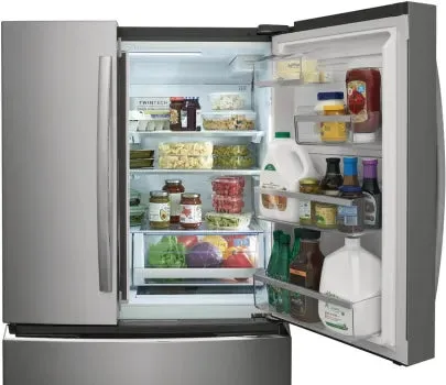 Frigidaire Gallery GRMG2272CF 22.1 Cu. Ft. Counter-Depth 4-Door French Door Refrigerator in Stainless Steel