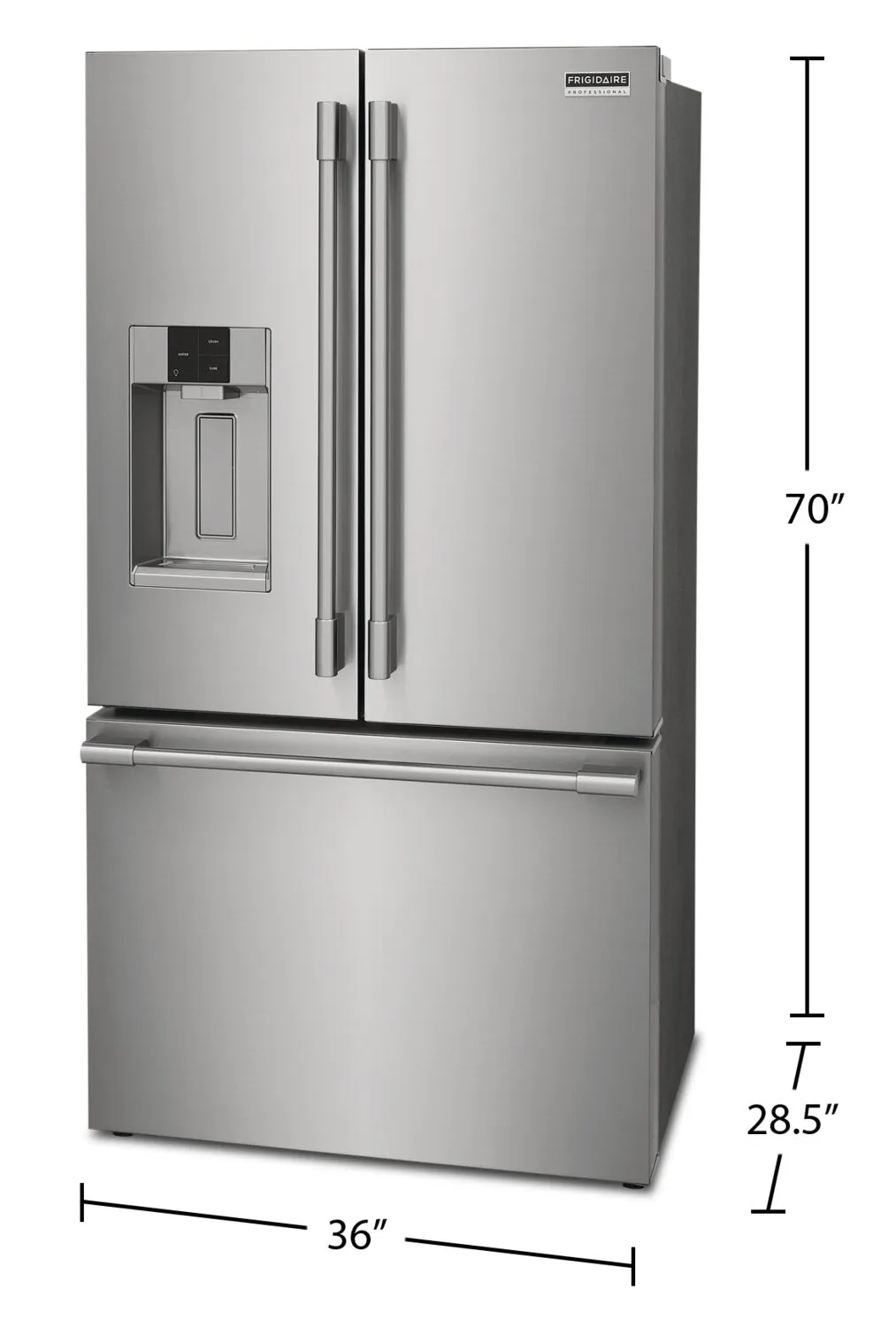 Frigidaire Professional 22.6 Cu. Ft. French-Door Counter-Depth Refrigerator - PRFC2383AF