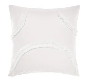 Gianna European Pillowcase White