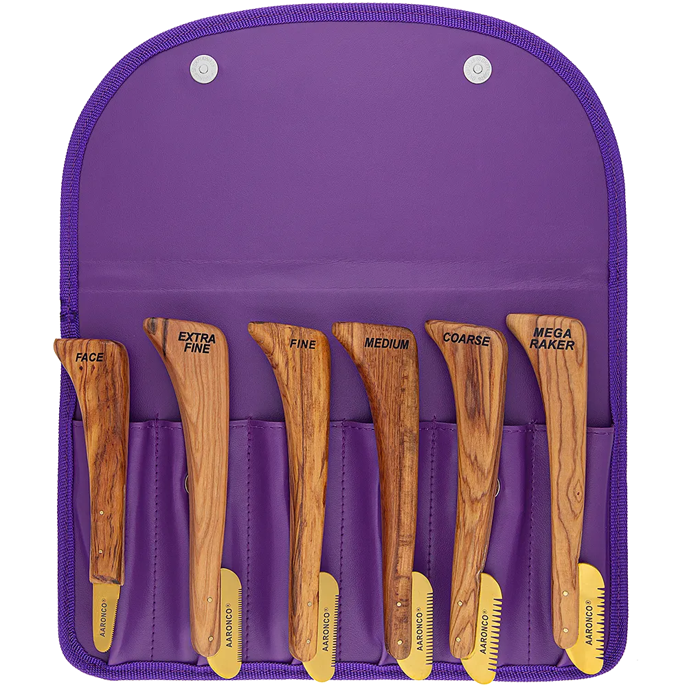 Goldfin Set of 6 Gold Plated Stripping Knife 735 by Aaronco