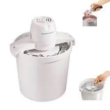 Hamilton Beach Automatic Ice Cream Maker, 4 quart, White, Makes ice cream, frozen yogurt, custard, sorbet, gelato and sherbet - 68330