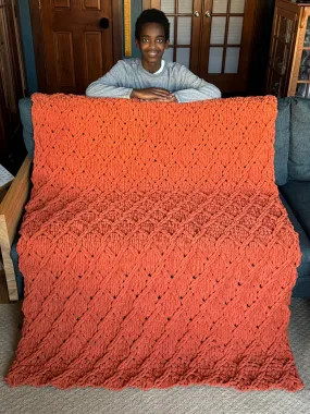 Handmade Trellis Blanket