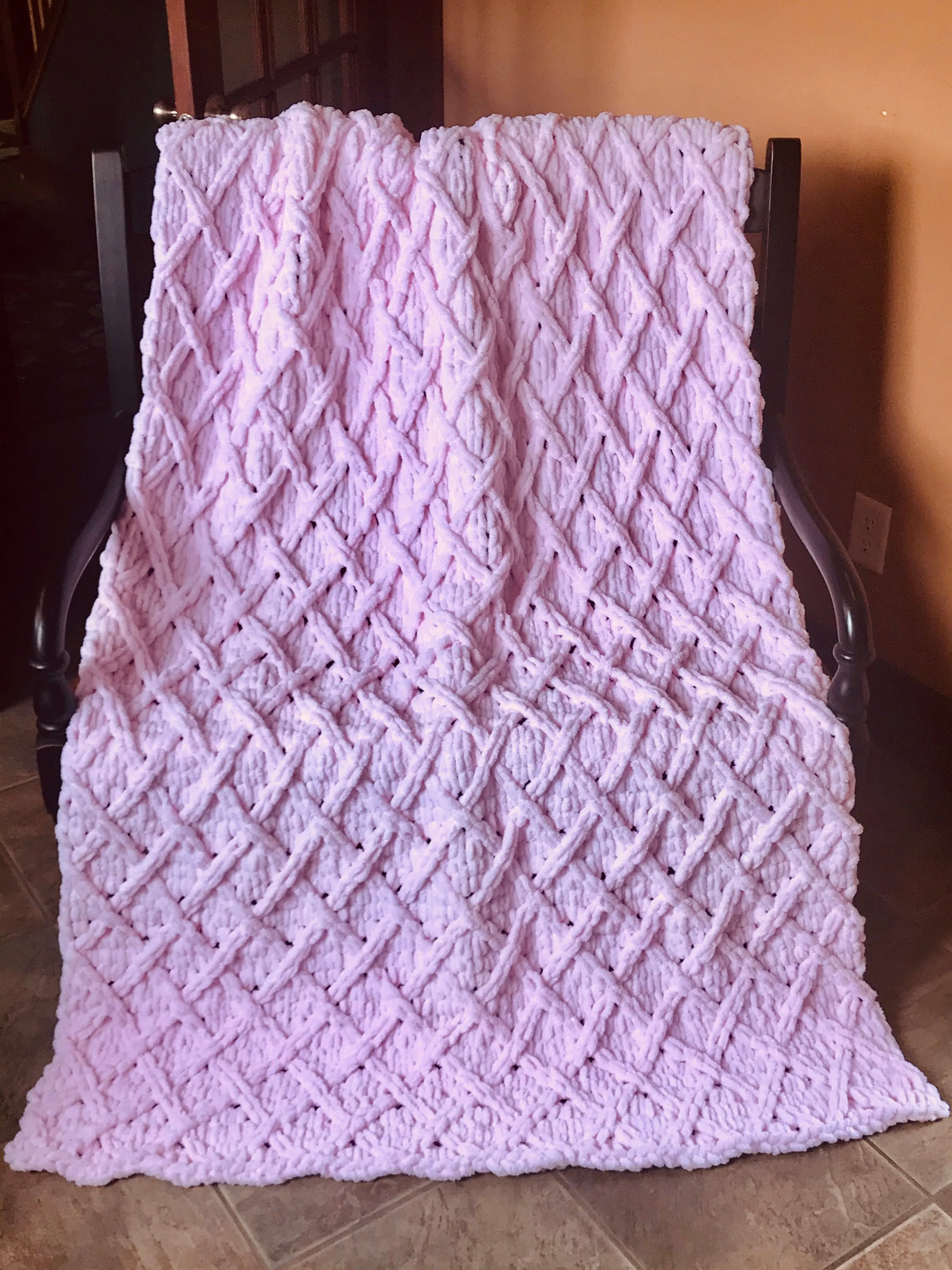 Handmade Trellis Blanket