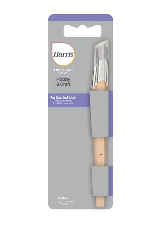 Harris Seriously Good Fitch paint brushes 3 Pack