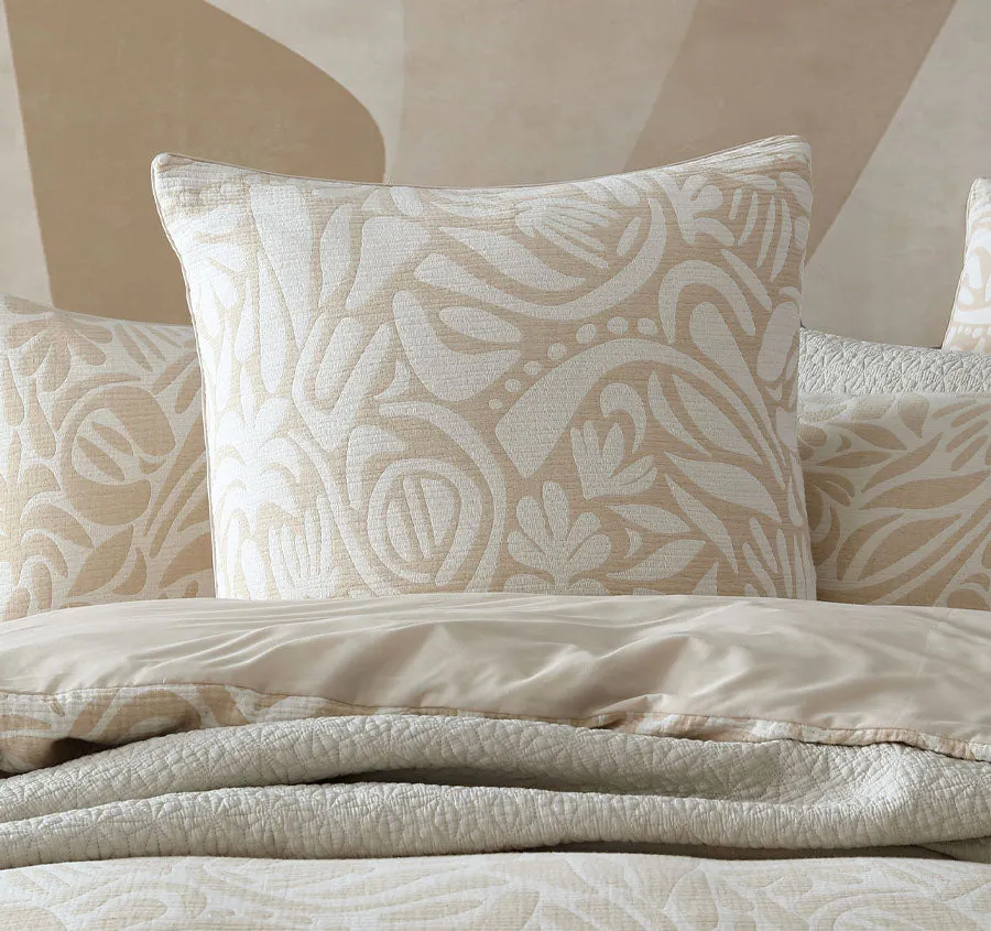 Haven European Pillowcase Caramel