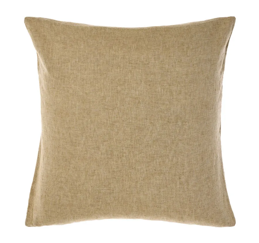 Hemp Triblend European Pillowcase Ochre