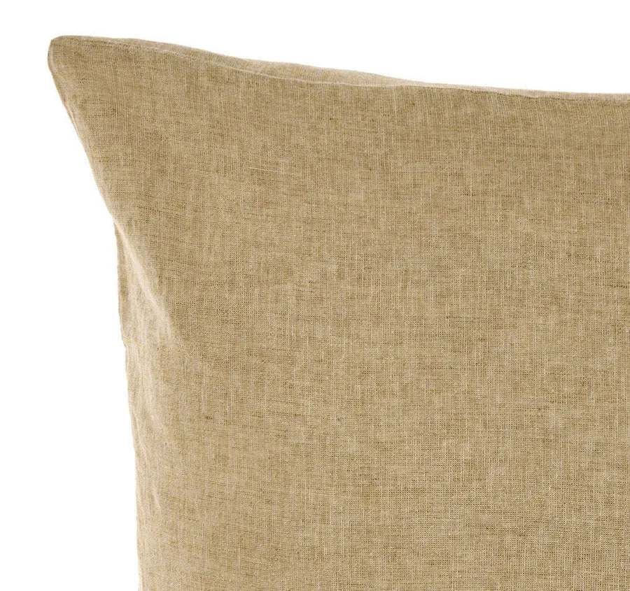 Hemp Triblend European Pillowcase Ochre