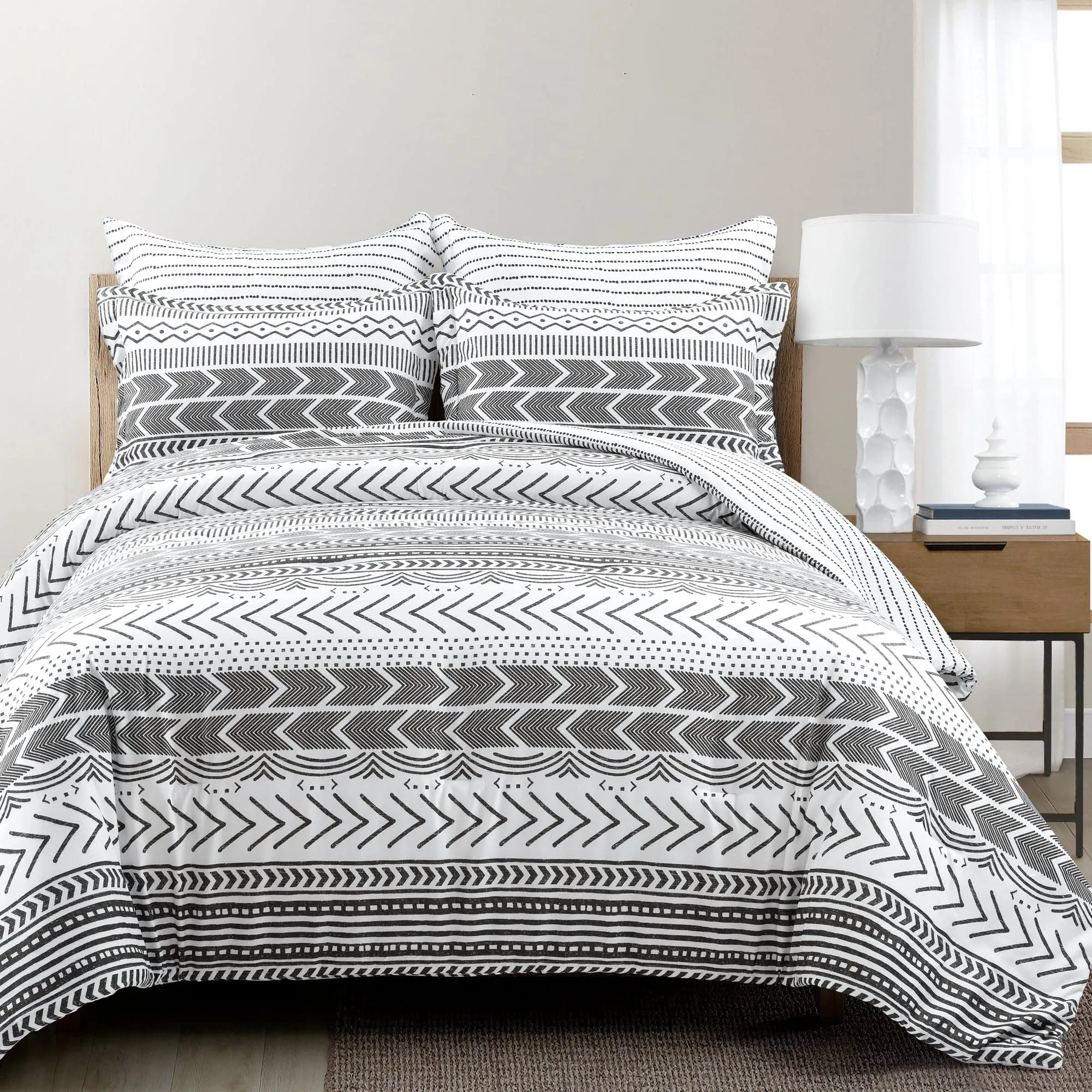 Hygge Geo Comforter 5 Piece Set