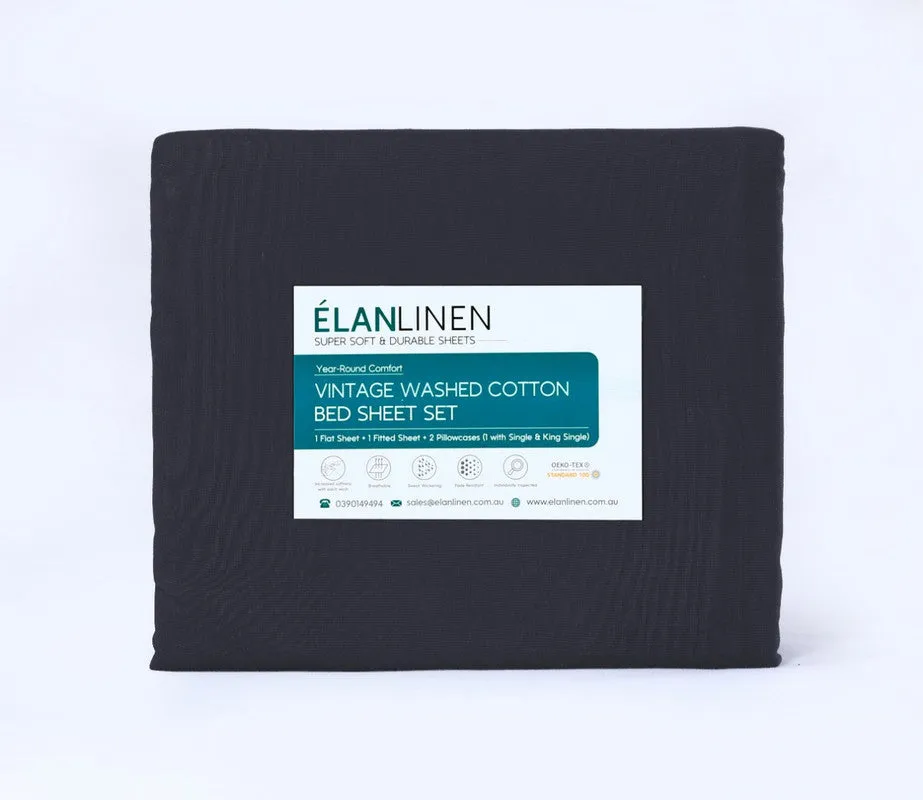 Hypoallergenic Egyptian Cotton 500TC Bed Sheets Set - Elan Linen