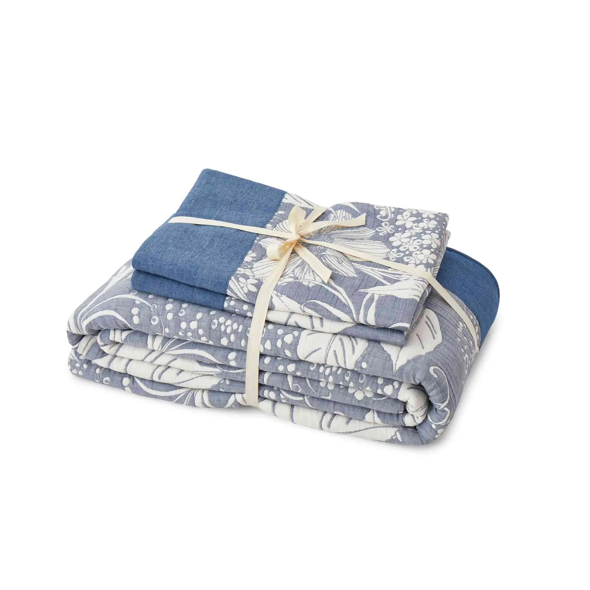 Jacquard Gauze Cotton Duvet Cover Set