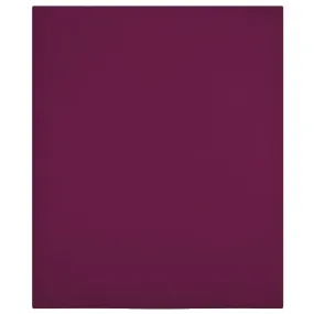 Jersey Fitted Sheet Bordeaux 90x200 cm Cotton