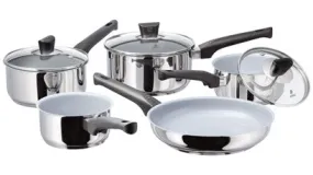 Judge Natural 5 Piece Ceramic Pan Set