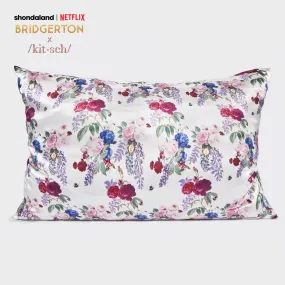 KITSCH - Bridgerton x Kitsch Standard Satin Pillowcase - Floral