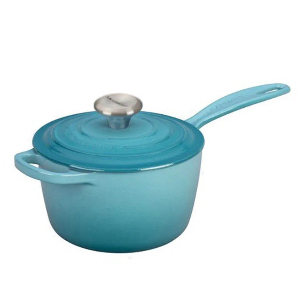 Le Creuset Signature 1.75-Quart Saucepan - Caribbean