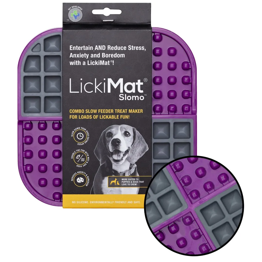 LickiMat Dog Slomo Slow Down Feeder Enrichment Toy