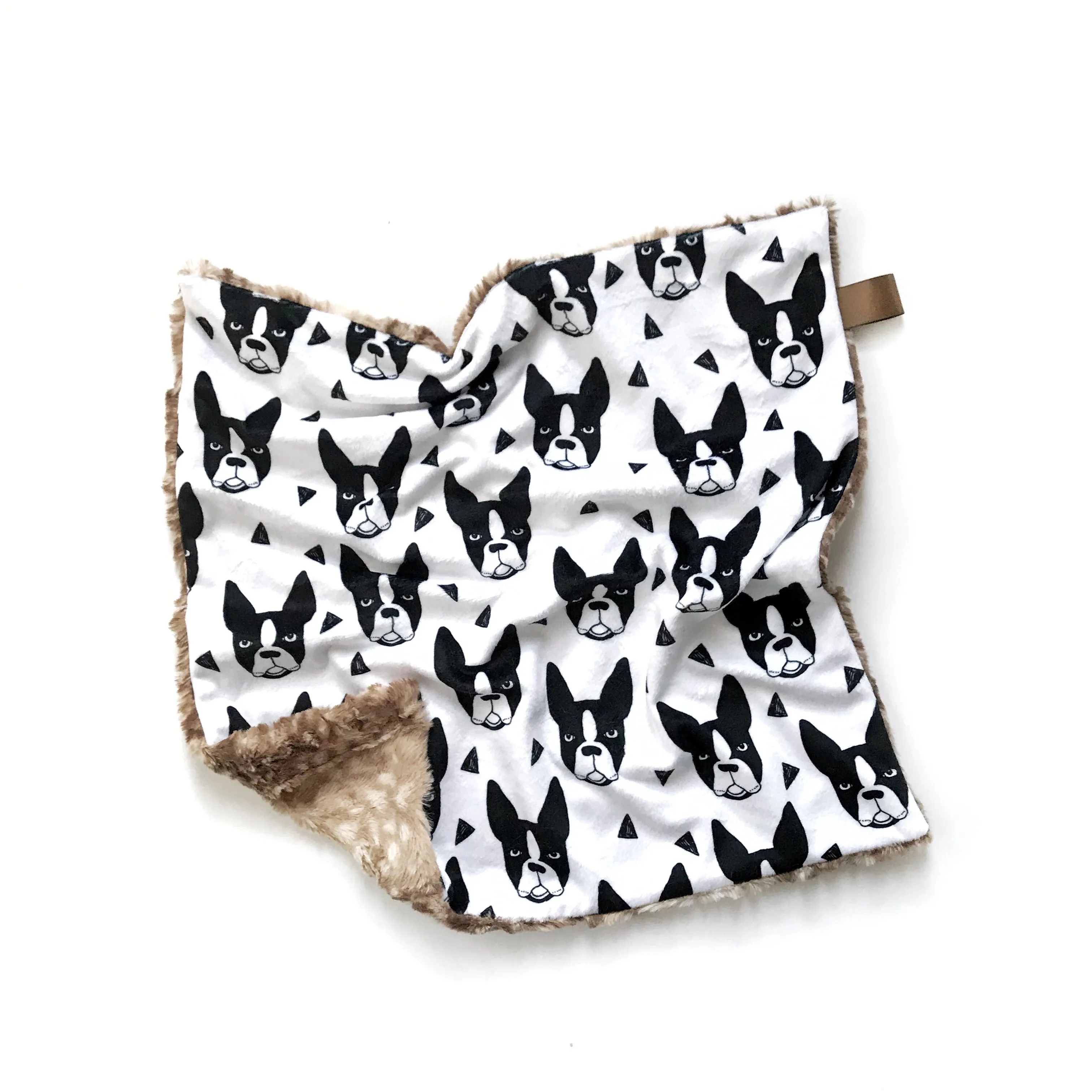 Lovey Blanket - Boston Terrier