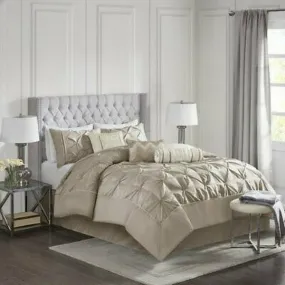 Madison Park Vivian 7-PC. Comforter Set, Ivory, King