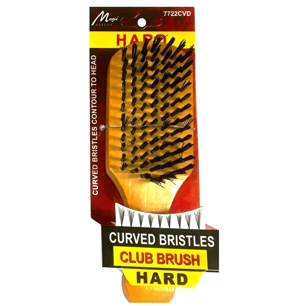 Magic Collection Curved Bristles Hard Club Brush (No.7722CVD)