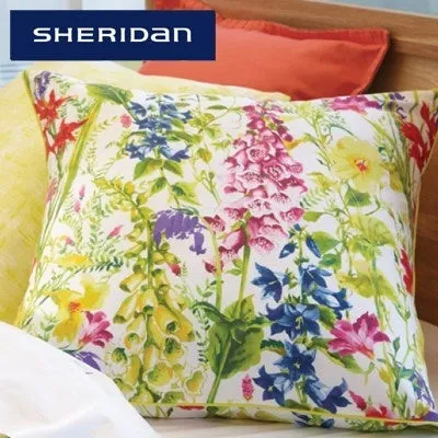 Maia Chartreuse European Pillowcase by Sheridan