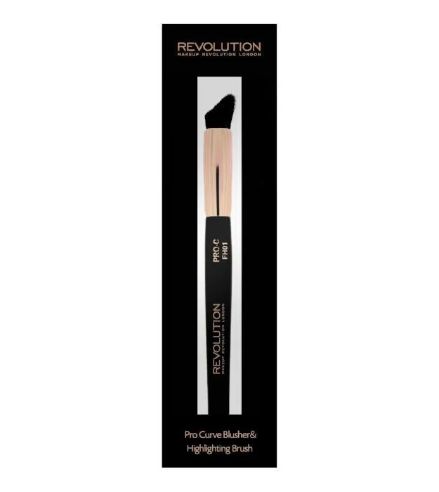 Makeup Revolution Pro Curve Contour Blusher & Highlighting Brush