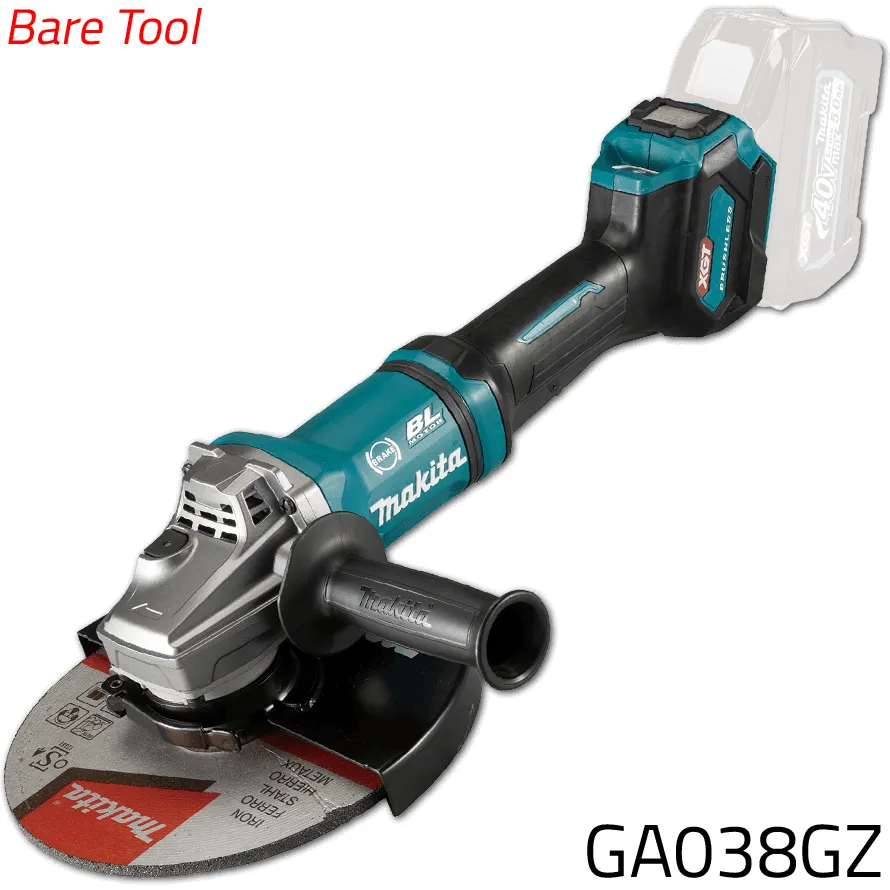 Makita GA038GZ 40V Cordless Angle Grinder 9" XGT [Bare]