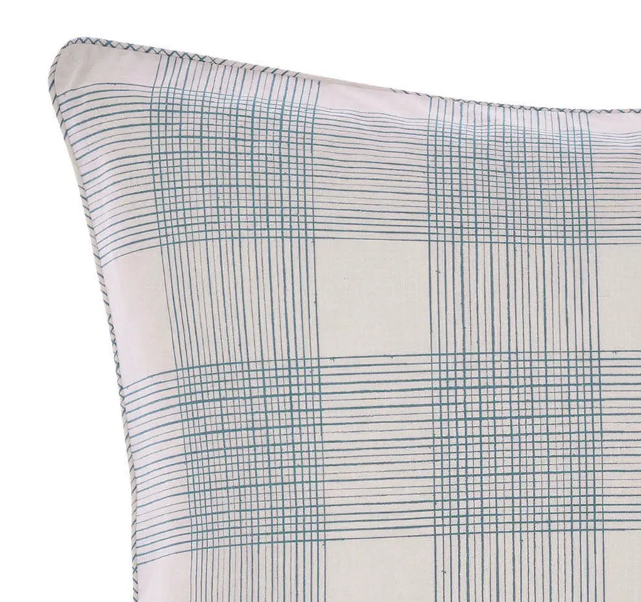 Marais European Pillowcase Blue