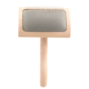 Mark Curved Back Medium Slicker Brush by Chris Christensen