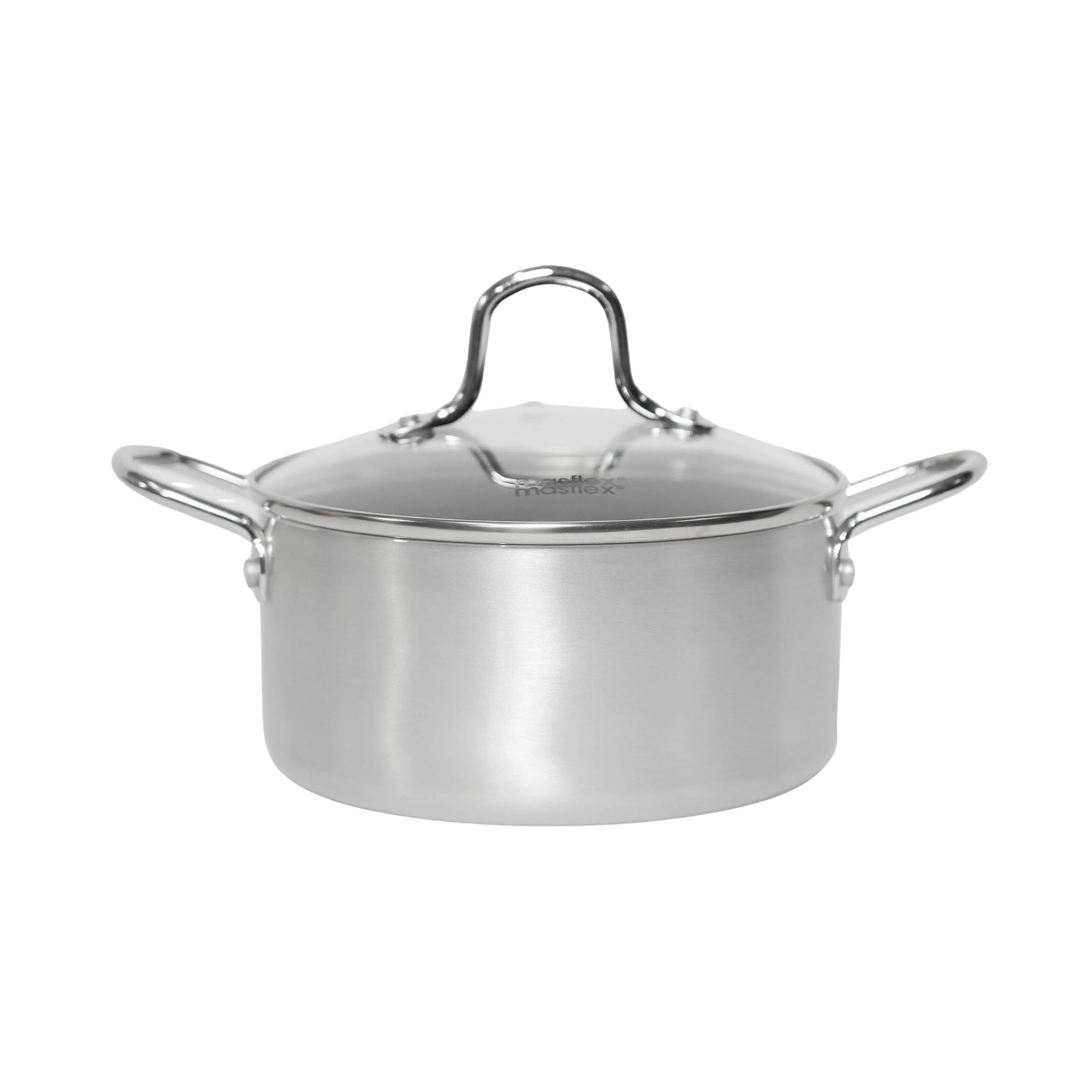 Masflex Non-stick Classic Induction Mini Casserole 16cm with Glass Lid