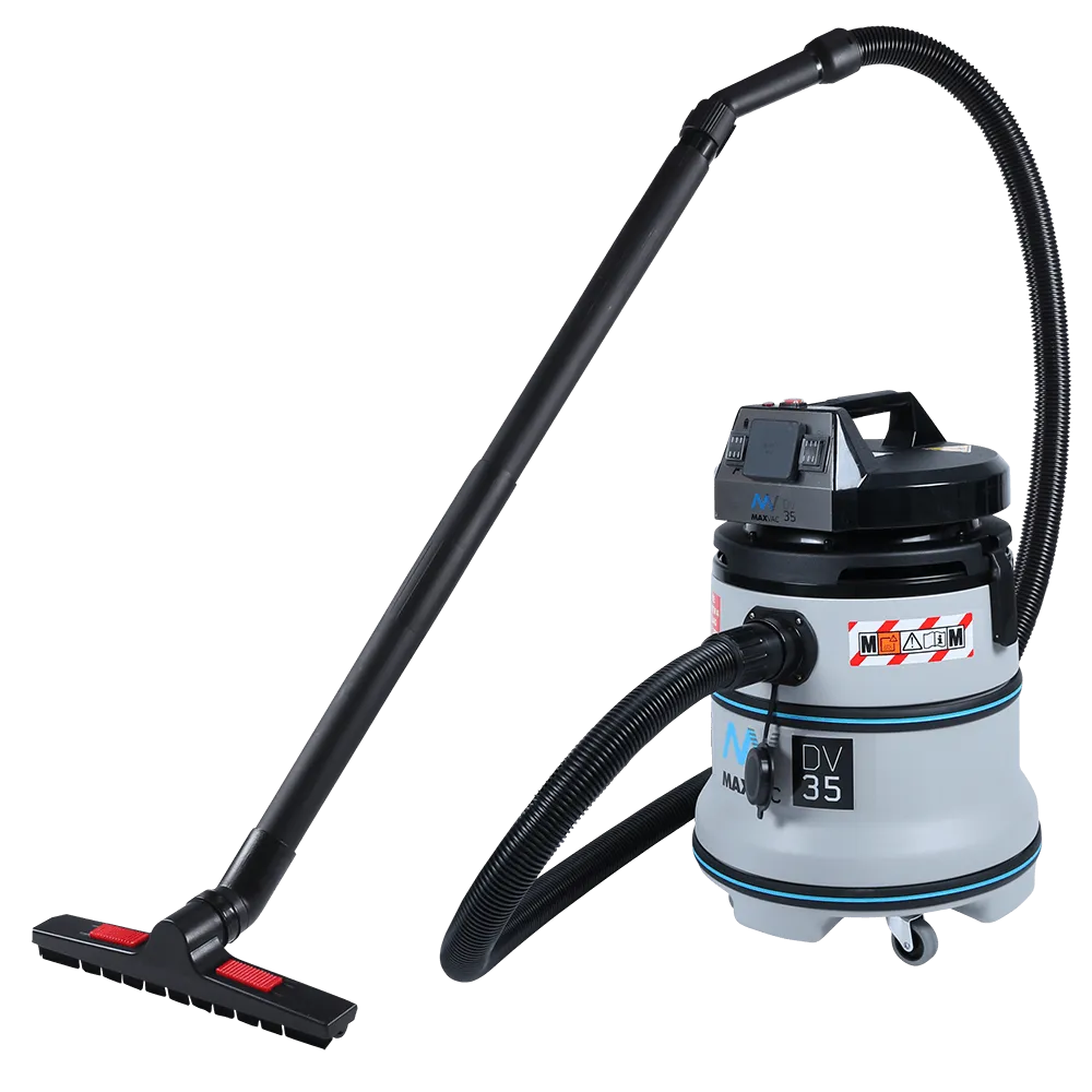 MAXVAC 35L 1200W M-Class Vacuum with PTO & Manual Filter-Clean, Complete Accessories Set