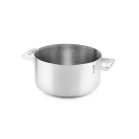 Mepra Stile by Pininfarina casserole two handles diam. 18 cm. stainless steel