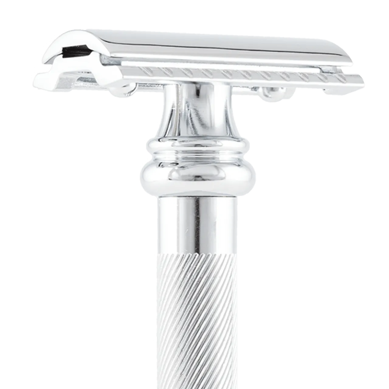 Merkur - 38C HD Classic Barber Pole Long Handle - Double Edge Safety Razor