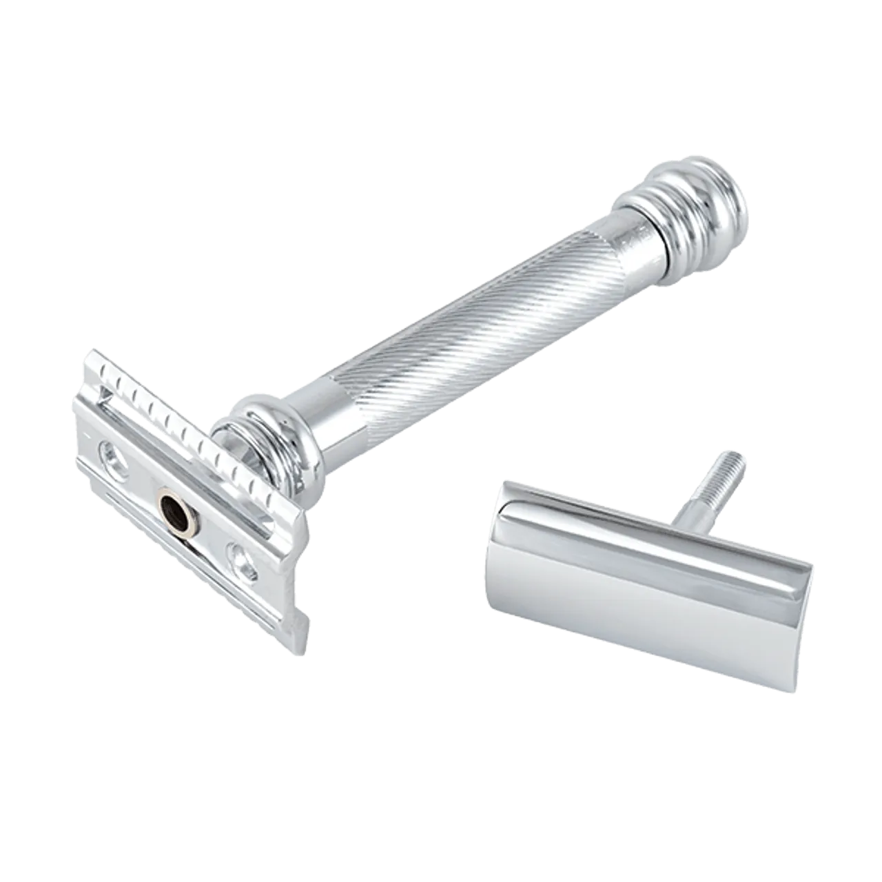 Merkur - 38C HD Classic Barber Pole Long Handle - Double Edge Safety Razor