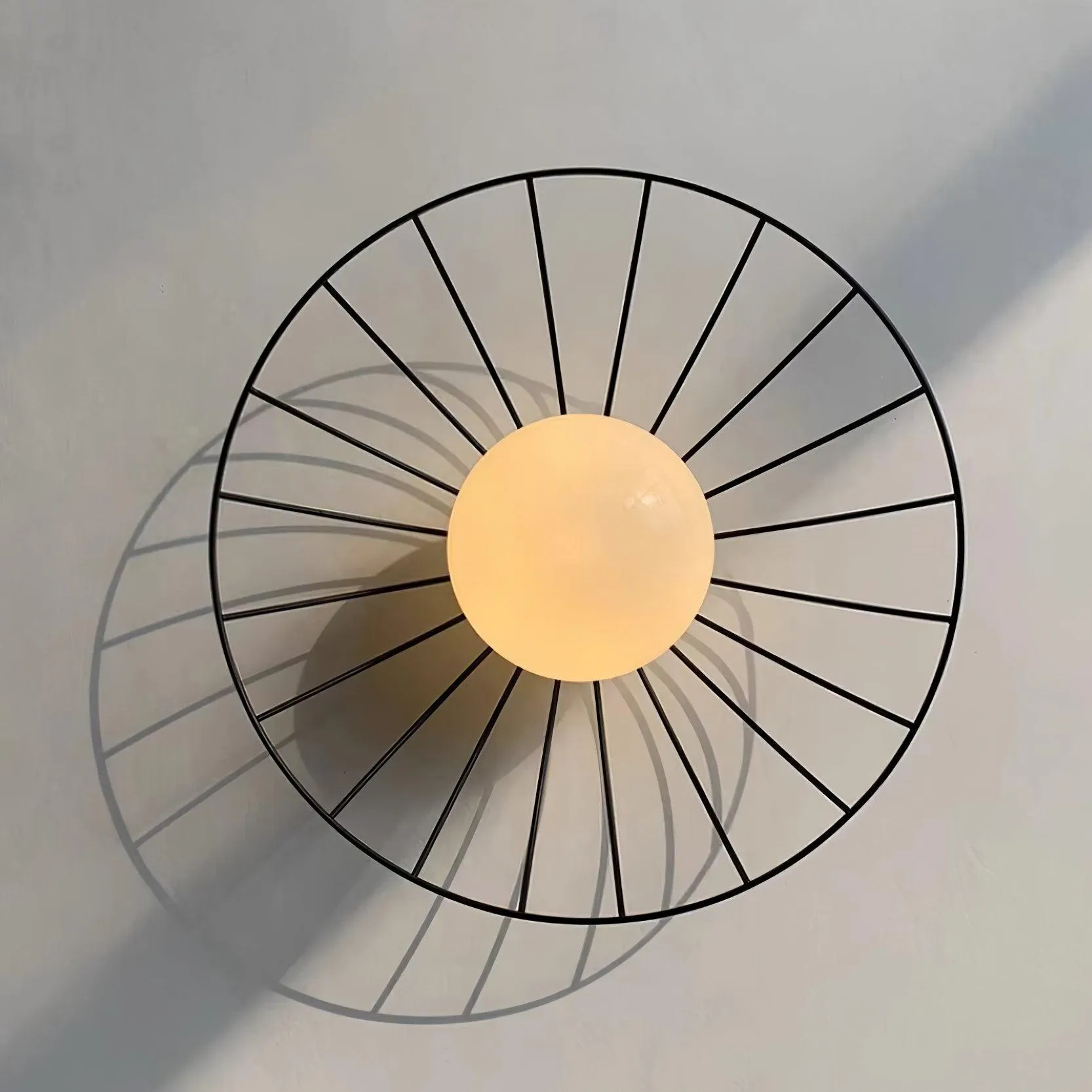 Metal Round Wall Lamp