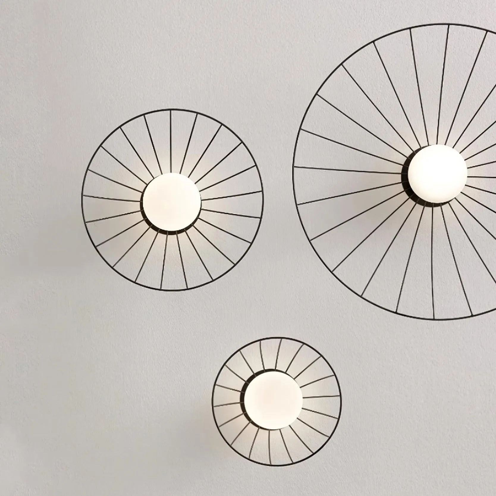 Metal Round Wall Lamp