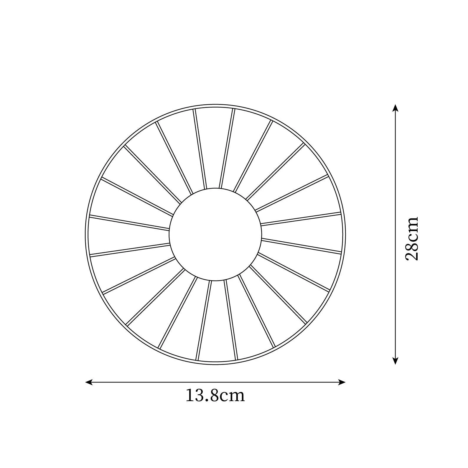 Metal Round Wall Lamp