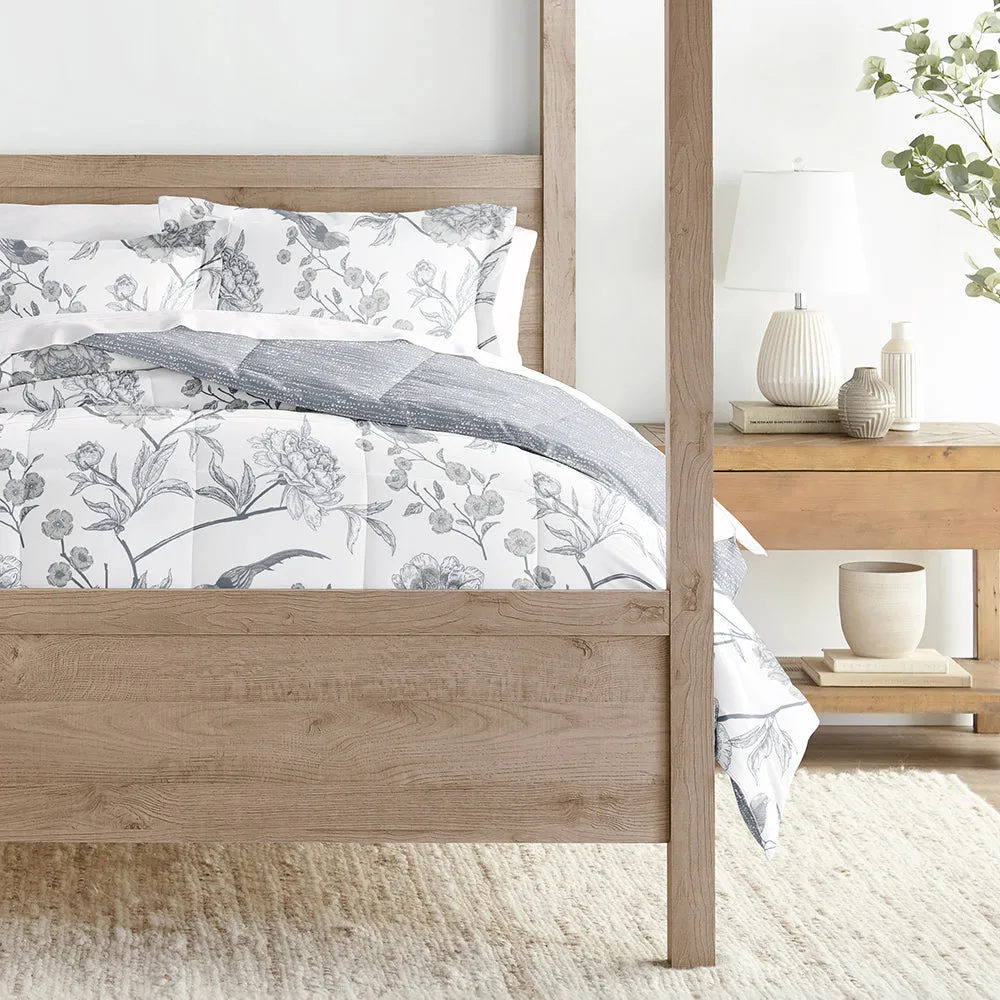 Molly Botanicals Reversible Down-Alternative Comforter Set