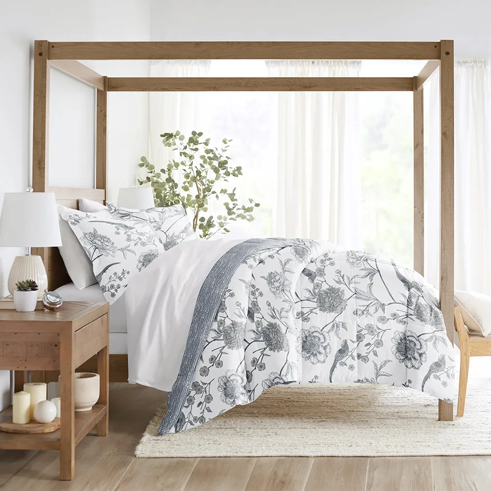 Molly Botanicals Reversible Down-Alternative Comforter Set