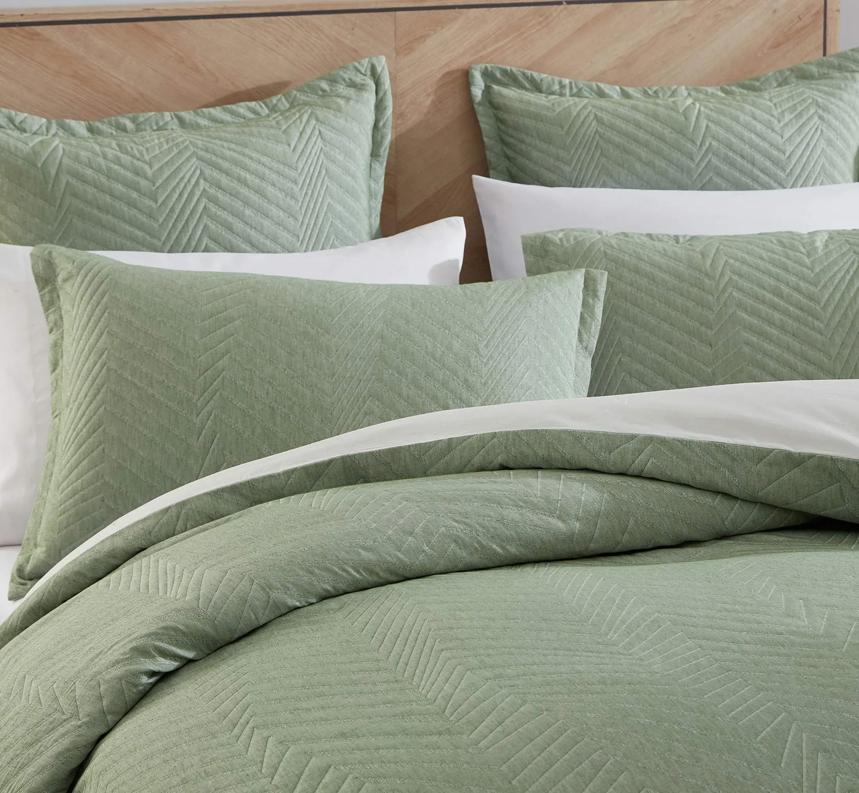 Monty Eucalyptus European Pillowcase by Private Collection