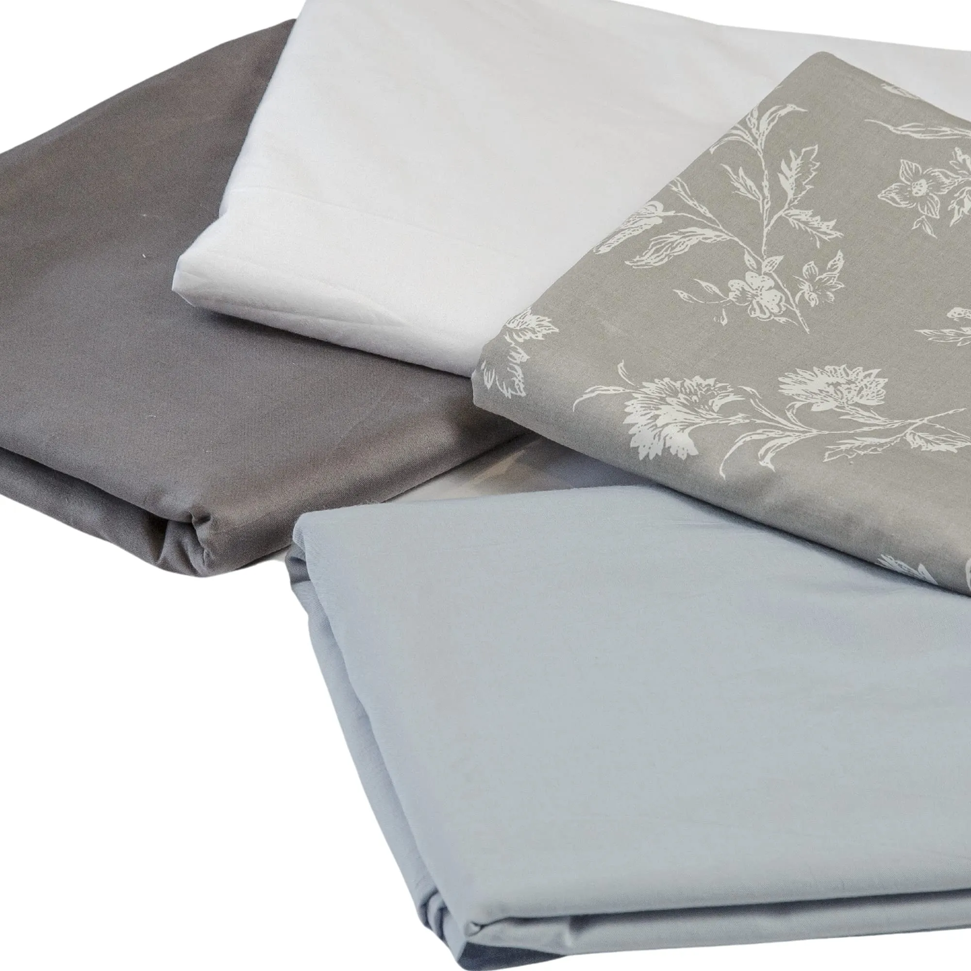 Mysa Sleep Breathable 100% Cotton Weighted Blanket Duvet Cover (Grey 48" x 72")