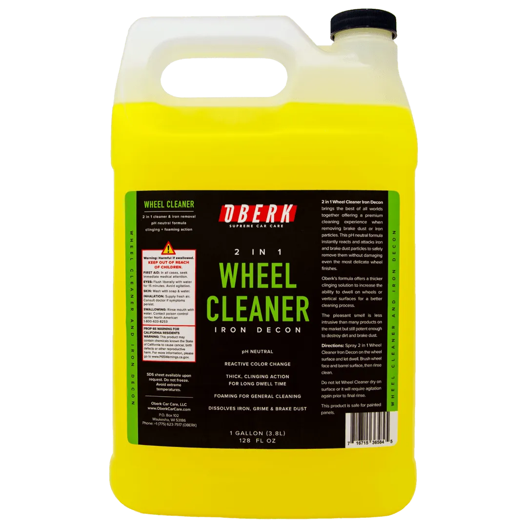 OBERK | 2-in-1 Wheel Cleaner