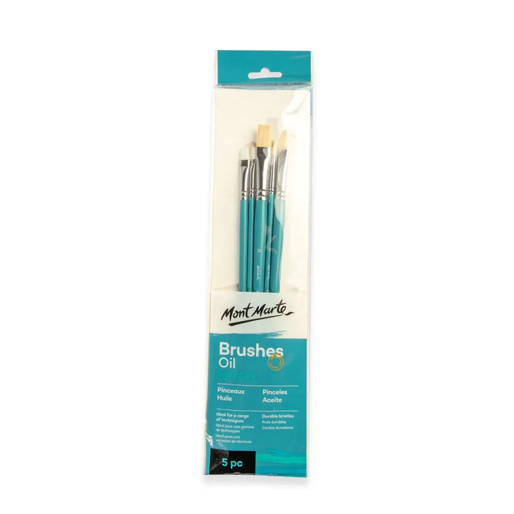 Oil Brush Signature 5pc - Mont Marte