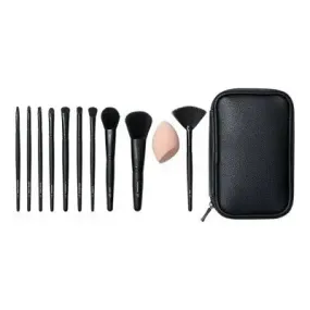 Open Box - e.l.f. Full Face & Eye Makeup Brush Set with Travel Case