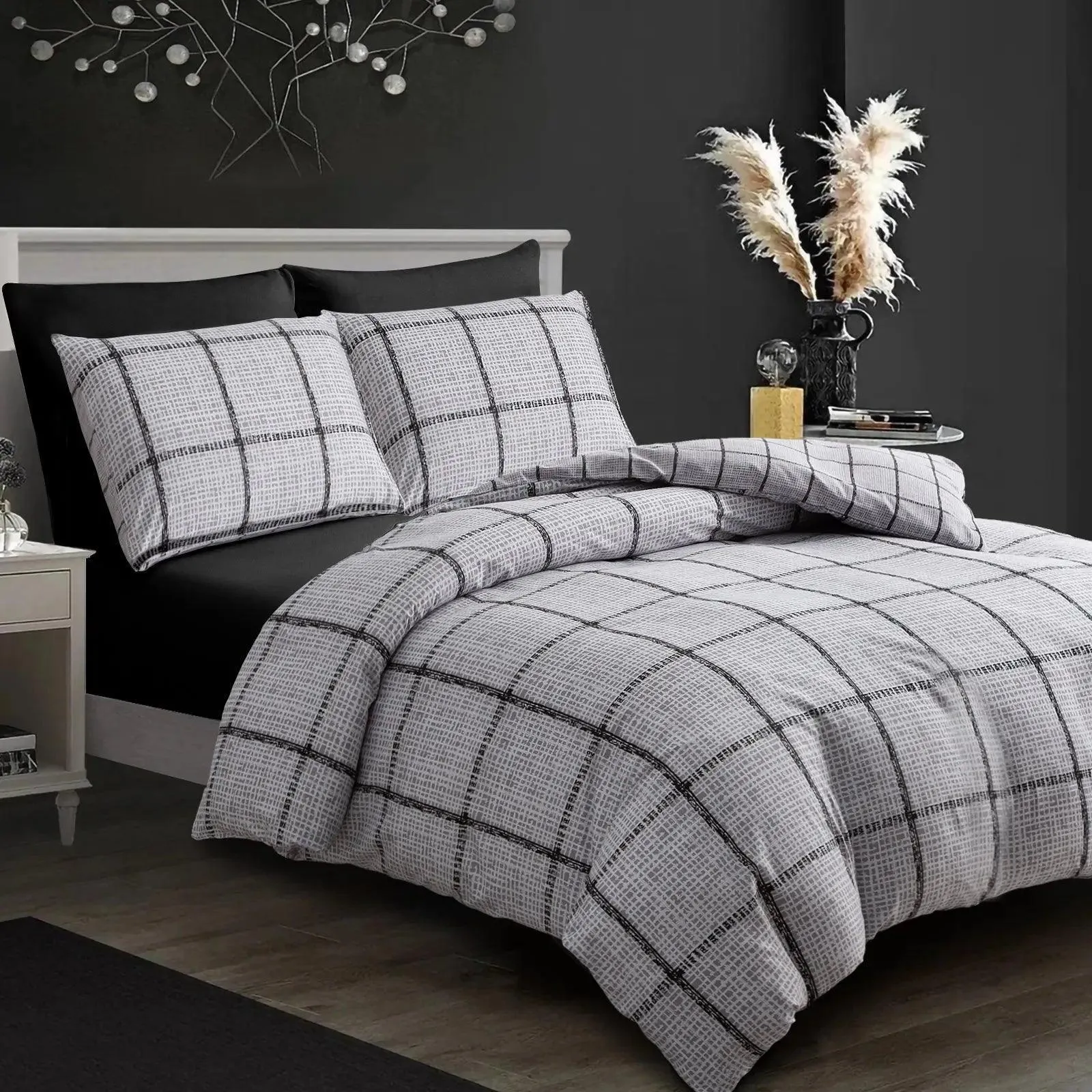 Pamposh Duvet Cover Set-Grunch Lines