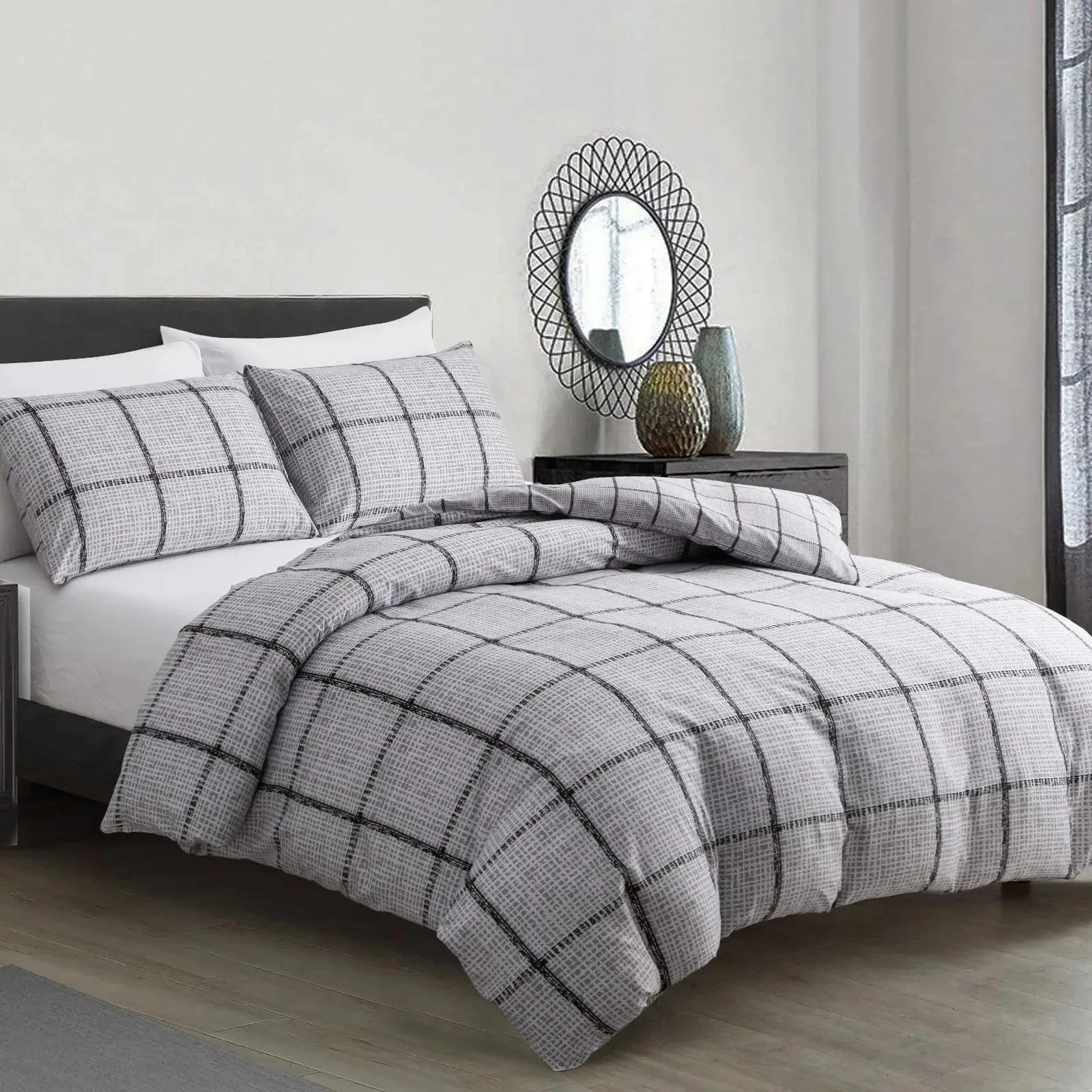 Pamposh Duvet Cover Set-Grunch Lines