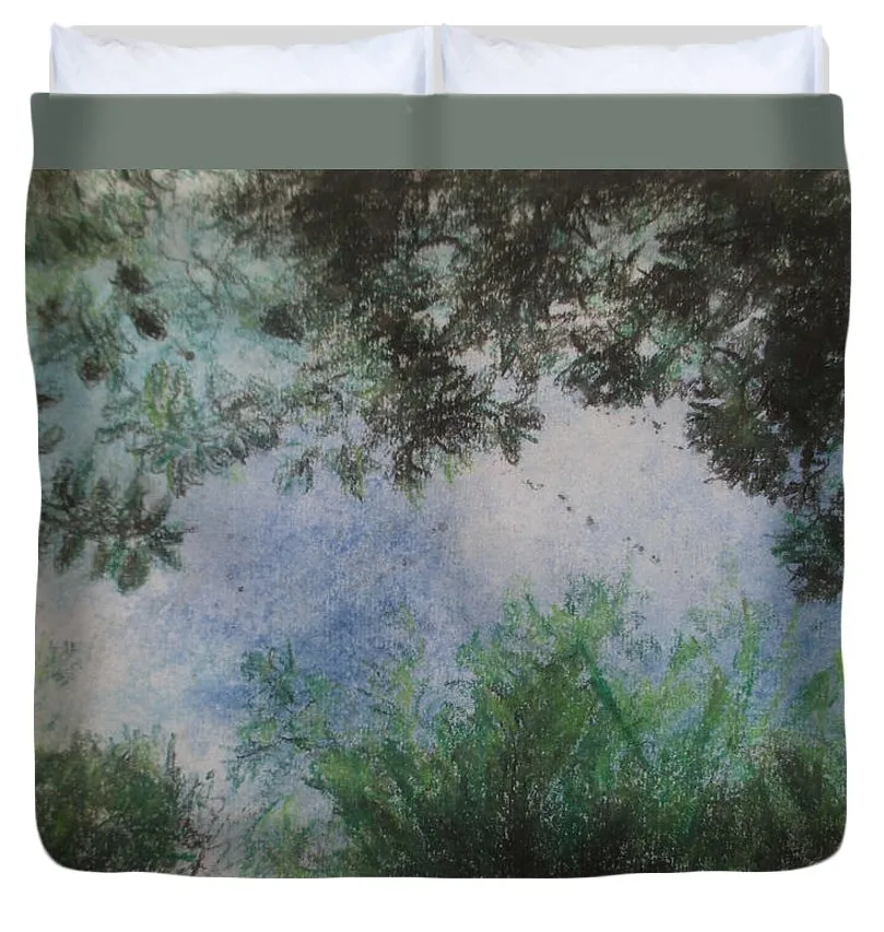 Peeking Through - Duvet Cover