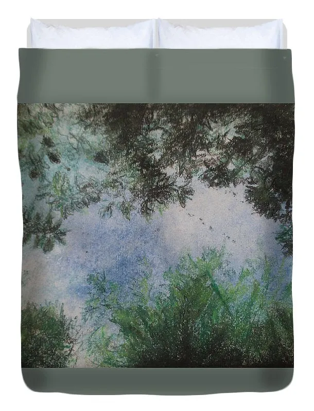 Peeking Through - Duvet Cover