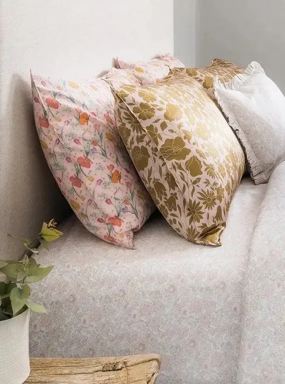 Pillowcase Made With Liberty Fabric SPRING BLOOMS